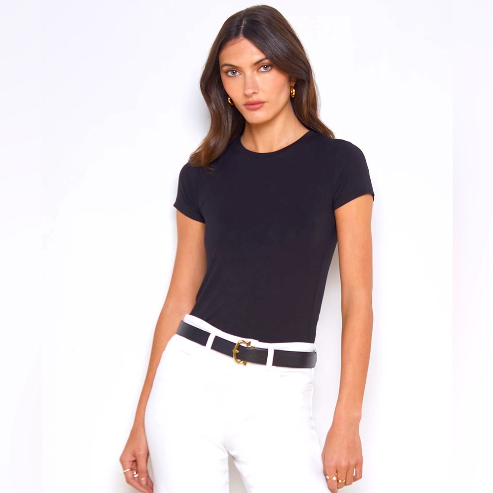 Banana Republic Black Short Sleeve Tee